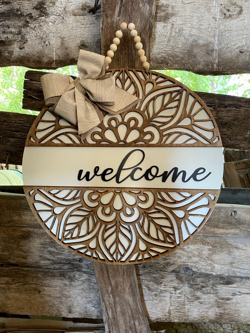 Boho Welcome Door Hanger