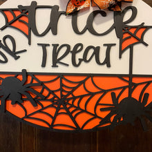 Load image into Gallery viewer, Spider Trick Or Treat Door Hanger
