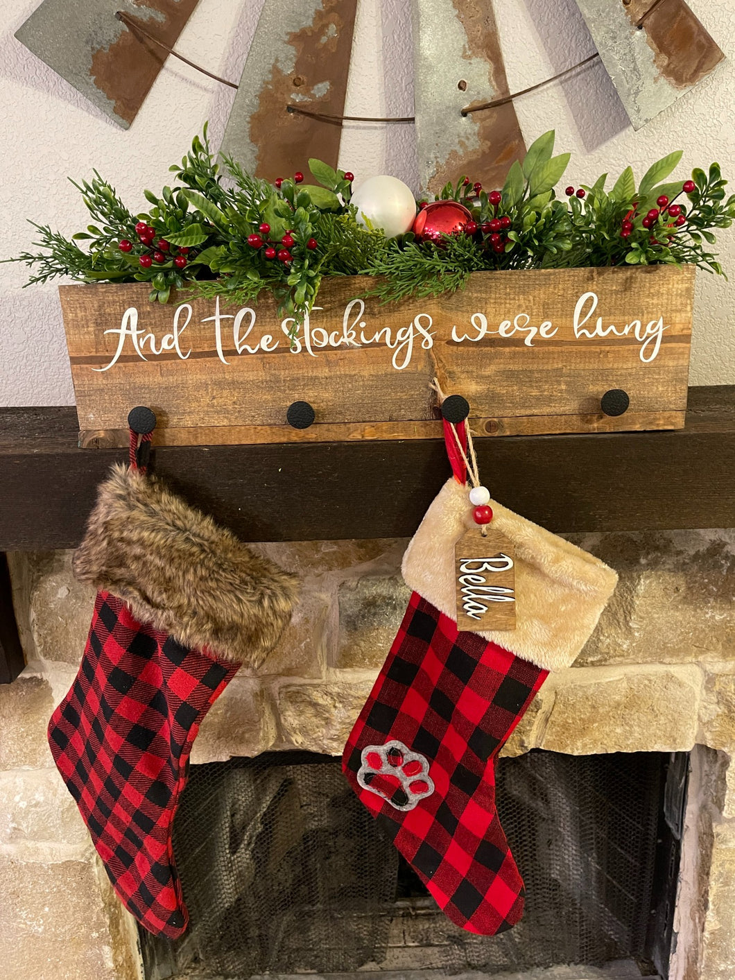 Mantle Stocking holder