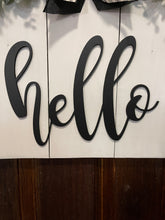 Load image into Gallery viewer, Rustic Hello Door Hanger
