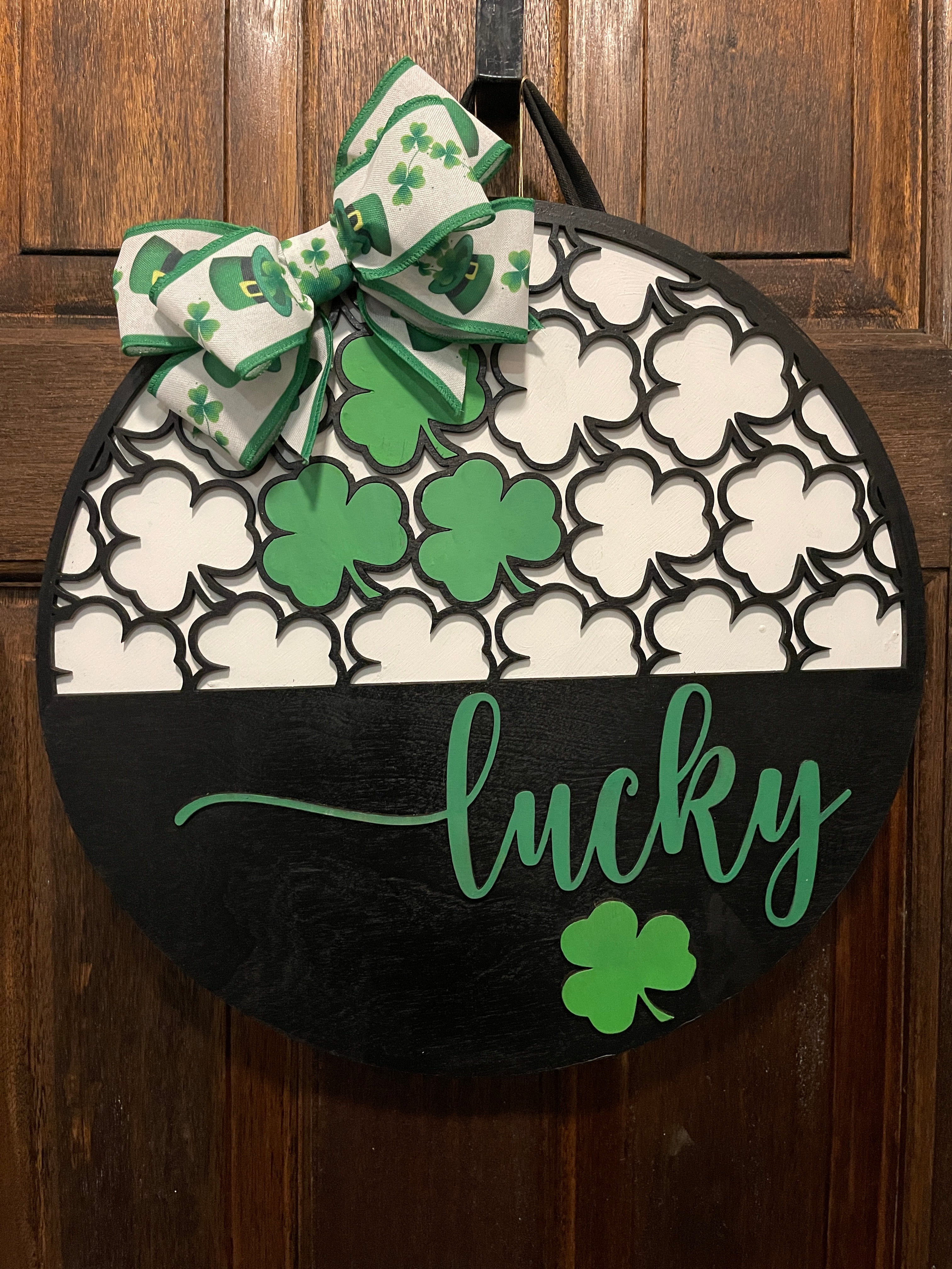 Lucky St. Patrick Day Door Hanger