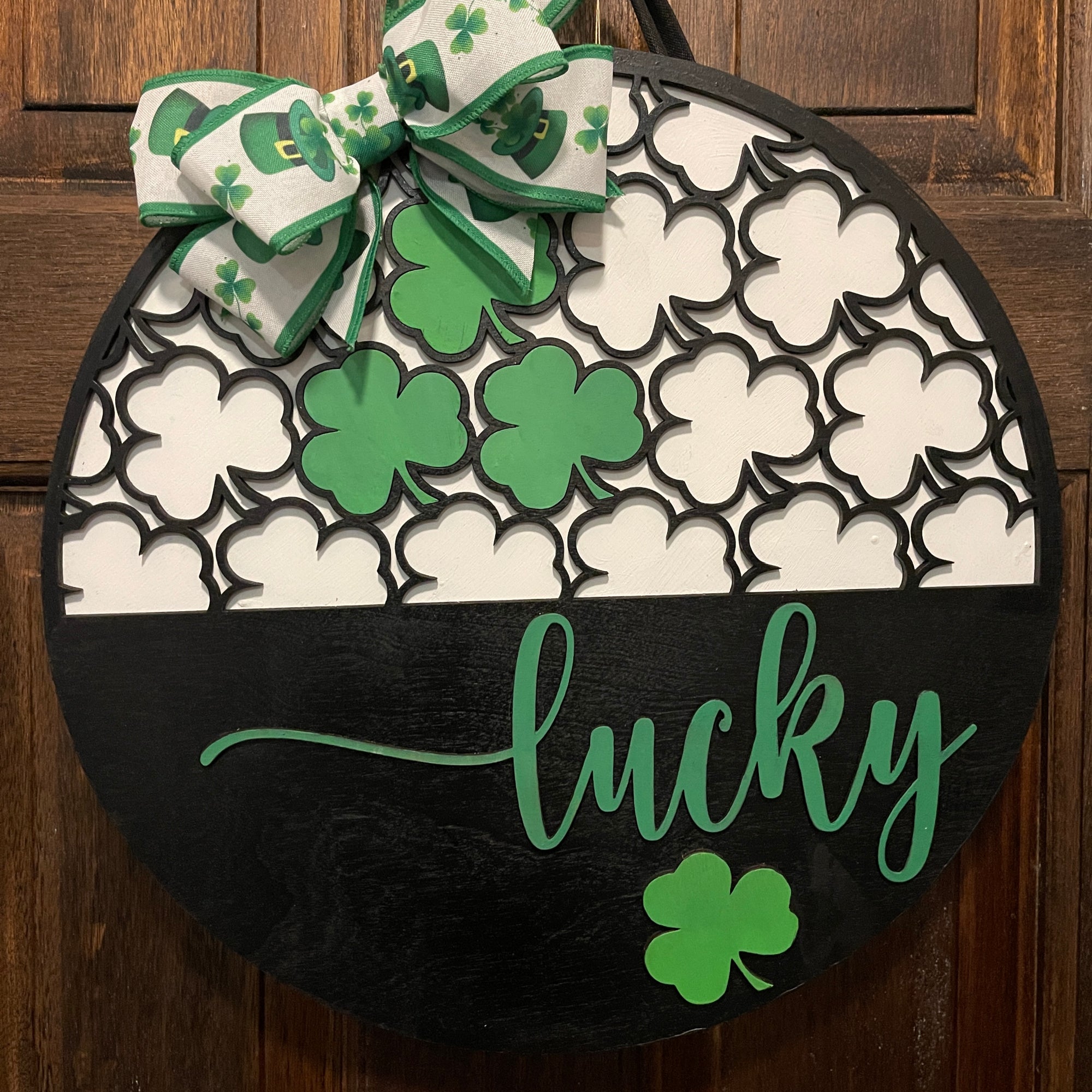 Lucky St. Patrick Day Door Hanger