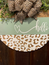 Load image into Gallery viewer, Cheetah Print Door Hanger
