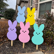 Load image into Gallery viewer, 5 Piece Easter Bunny Peep Yard Set
